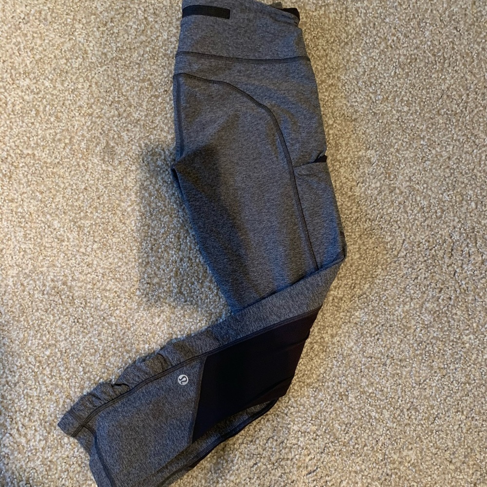 Lululemon heather gray leggings